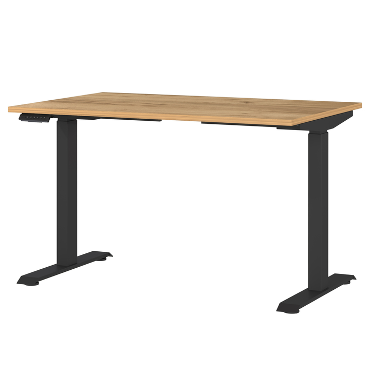 Pracovní stůl LISSABON černá/dub navarra, šířka 120 cm 1