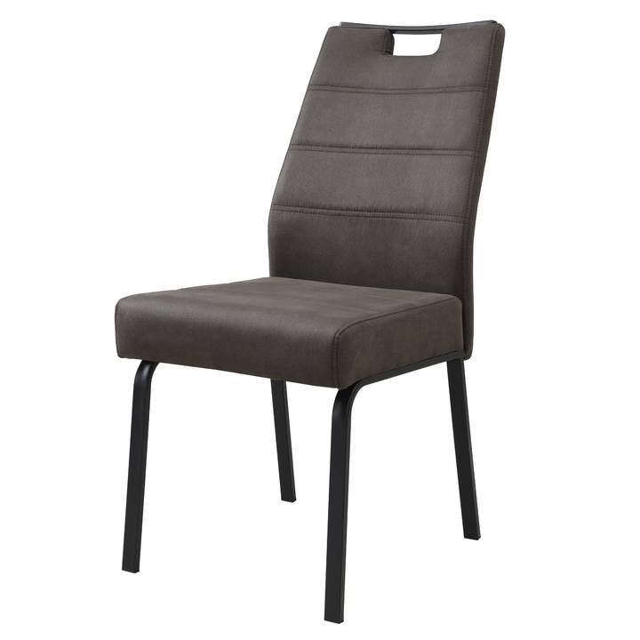 Jídelní židle LIVADIA I vintage antracitová 1