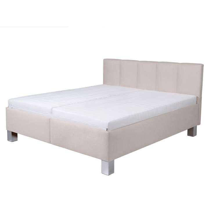 Postel s matrací LOCARNO béžová, 160x200 cm 1