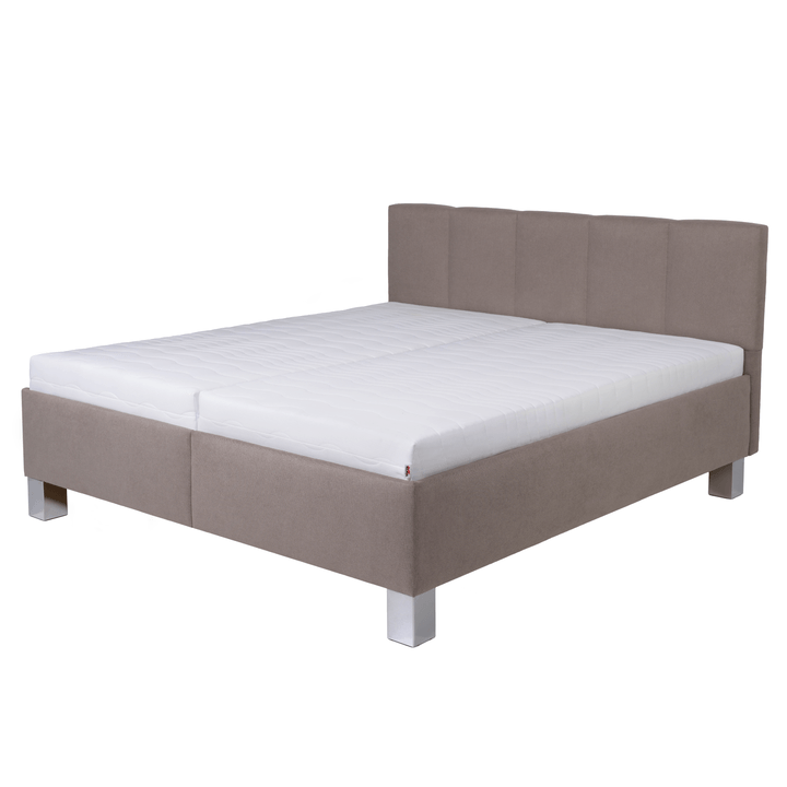 Sconto Postel s matrací LOCARNO hnědá, 180x200 cm