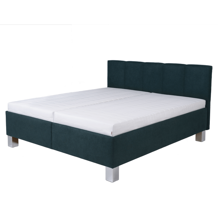 Postel s matrací LOCARNO petrolejová. 160x200 cm 1