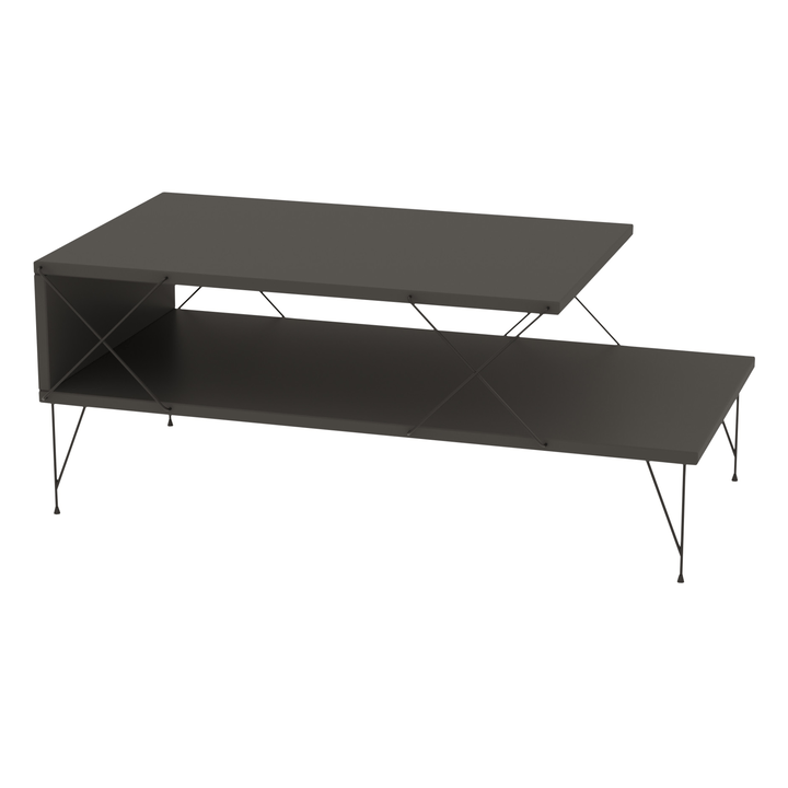 Sconto Konferenční stolek LOIRE antracitová