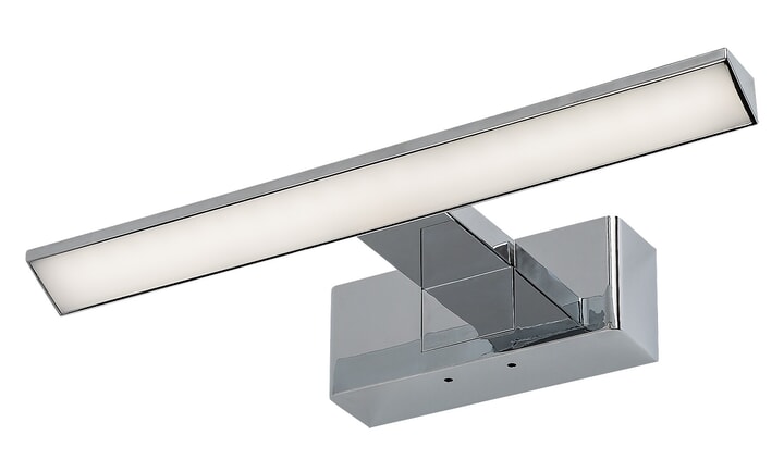 Koupelnové nástěnné LED svítidlo LORIC chrom, šířka 30 cm 1