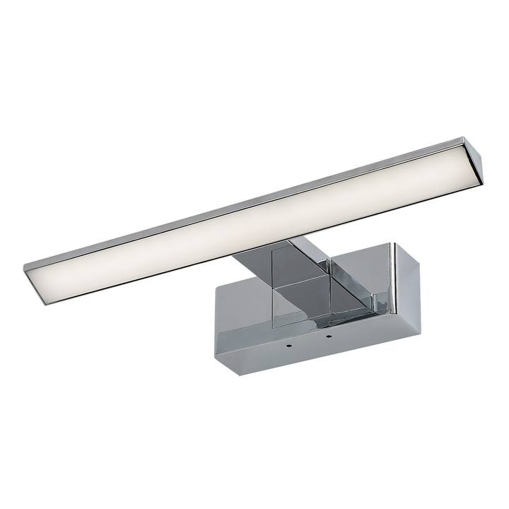 Koupelnové nástěnné LED svítidlo LORIC chrom, šířka 30 cm 1