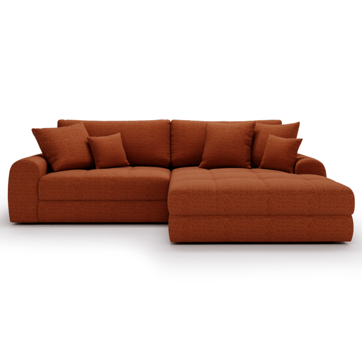 Sconto Sedací souprava LORSON pravá, oranžová