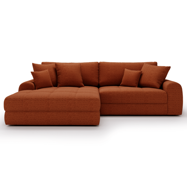 Sconto Sedací souprava LORSON levá, oranžová