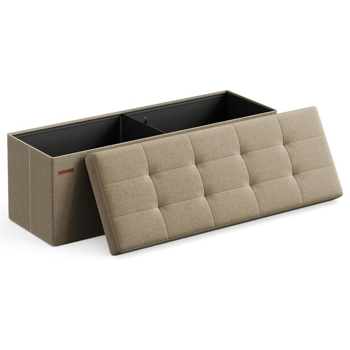 Taburet s úložným prostorem LSF77 hnědá 1