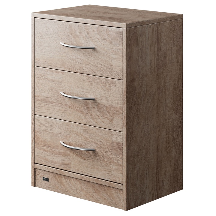 Sconto Noční stolek  LUISE 3 dub sonoma