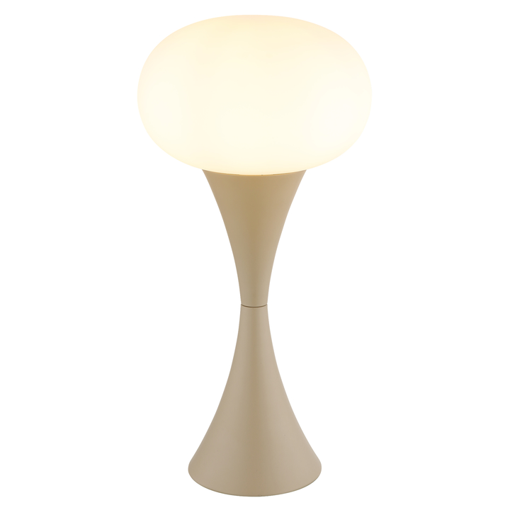 Sconto Stolní lampa LULA písková/bílá