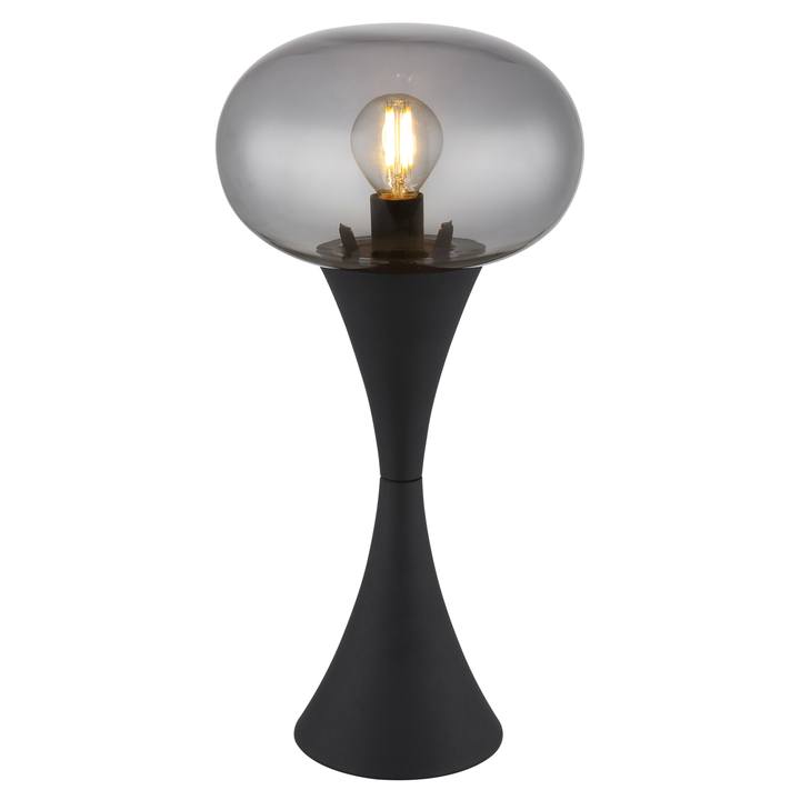 Sconto Stolní lampa LULA černá/šedá