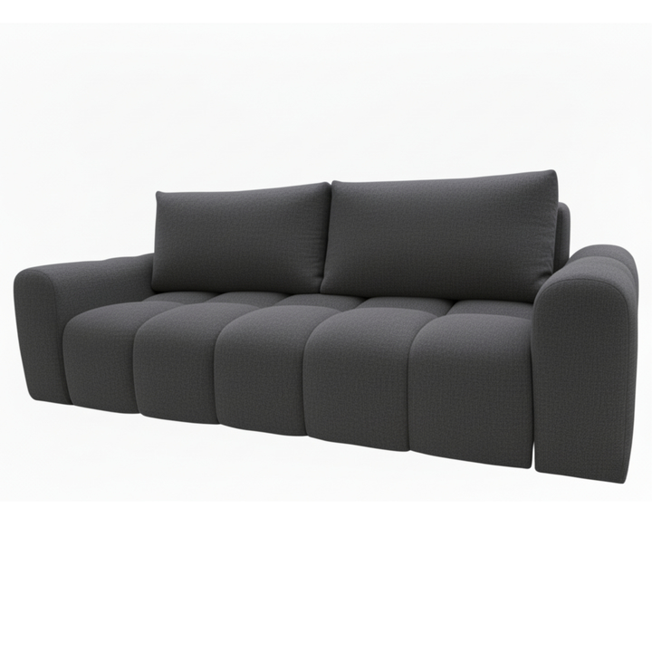 Sconto Pohovka LUMIA tmavě šedá