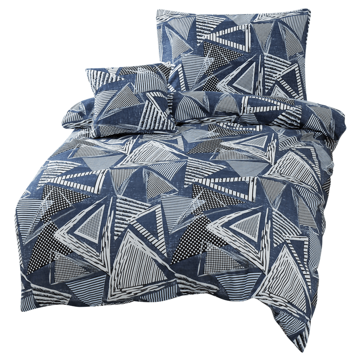 Sconto Povlečení LUNA modrá, 45x45 + 70x90 a 140x200 cm