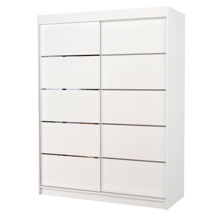 Sconto Šatní skříň LUSINE bílá