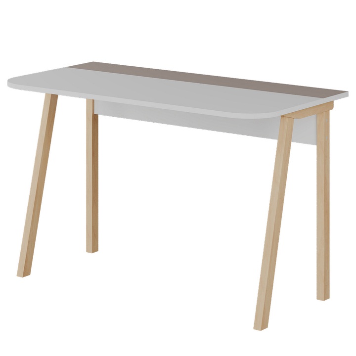 Psací stůl LUTON bílá/mocca 1