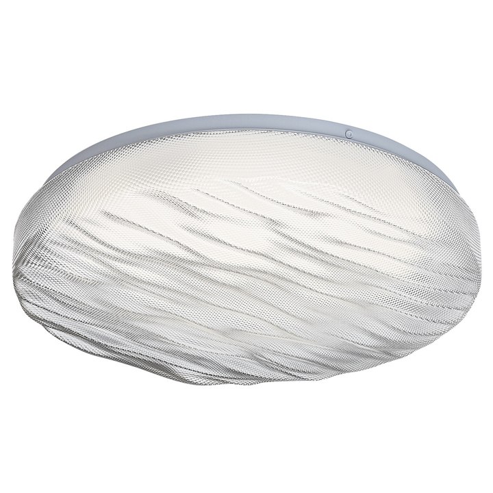 Stropní svítidlo LUVIA bílá/průhledná, průměr 38 cm 1