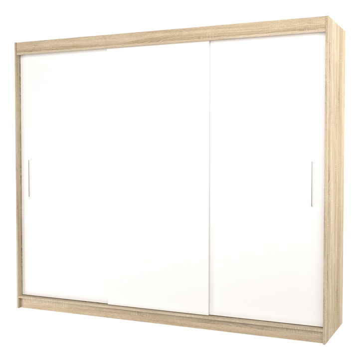 Sconto Šatní skříň MABELA dub sonoma/bílá