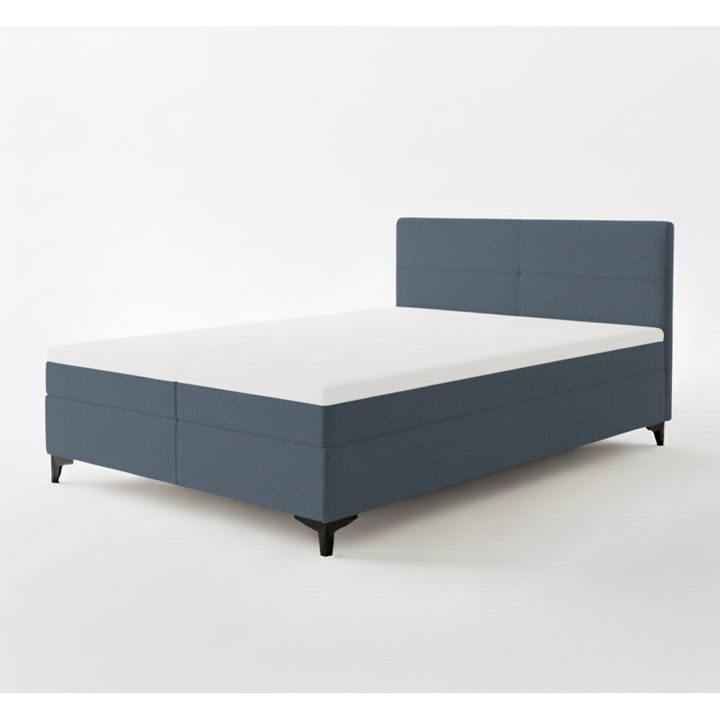 Sconto Postel s matrací a topperem MADONA modrá, 140x200 cm