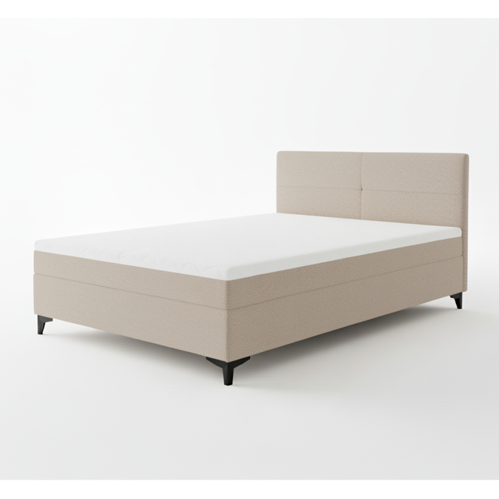 Sconto Postel s matrací a topperem MADONA béžová, 120x200 cm