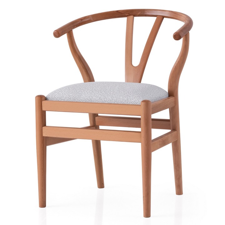 Sconto Jídelní židle MAGMA krémová/dub