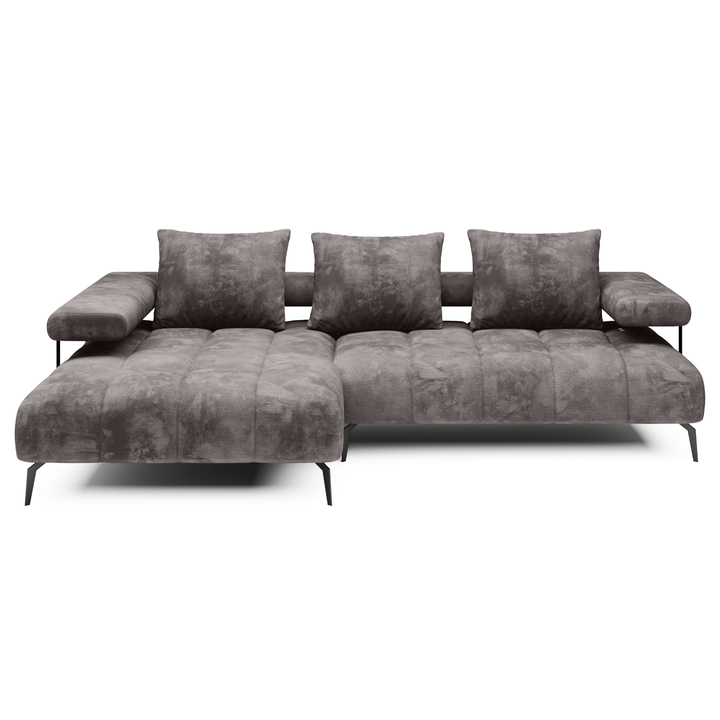 Sconto Sedací souprava MAGNETIC F MINI levá, hnědá