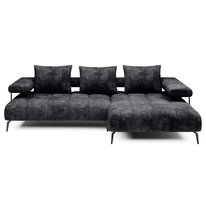 Sconto Sedací souprava MAGNETIC MINI pravá, černá