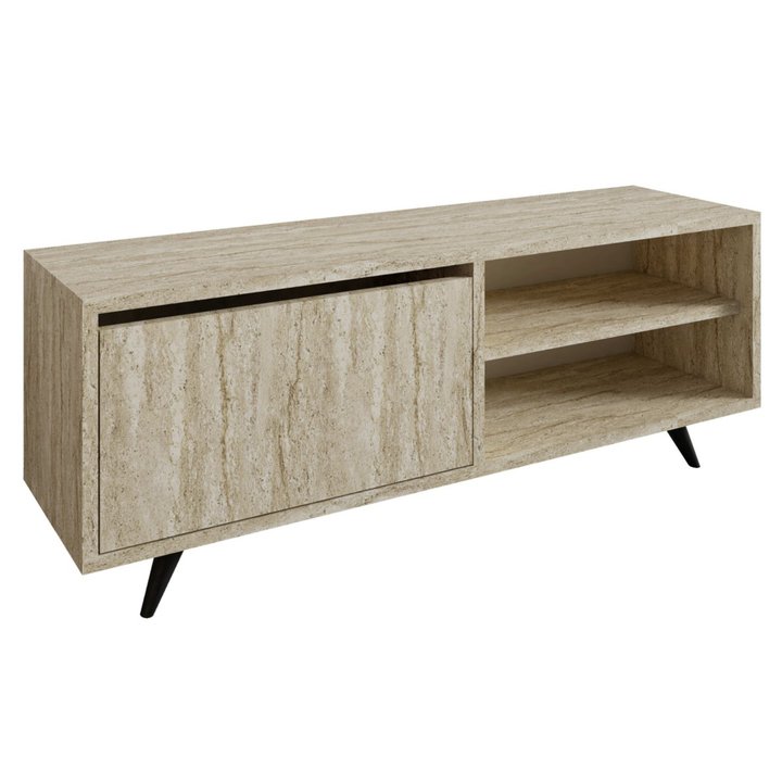 TV stolek MAKU travertin 1