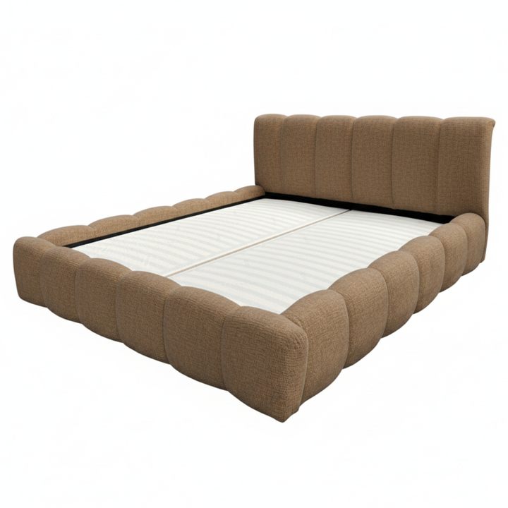 Sconto Postel s roštem MALAKAI hnědá, 180x200 cm