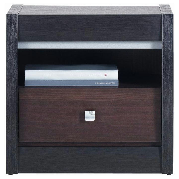 Sconto Noční stolek MALLORCA FR18 ořech tmavý/dub milano