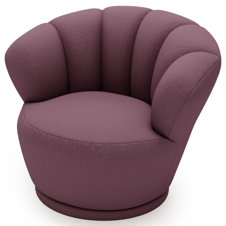 Sconto Křeslo MALLORY vínová