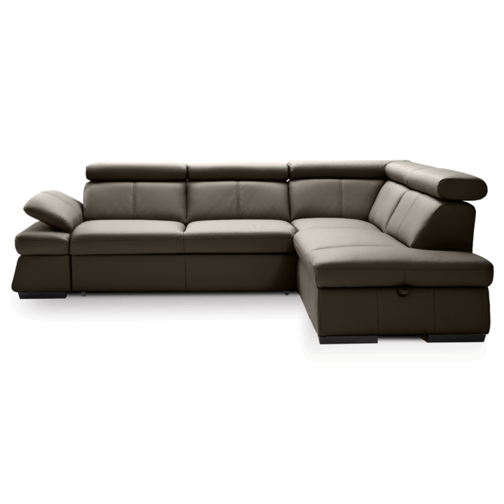 Sedací souprava MALPENSA pravá, hnědá 1