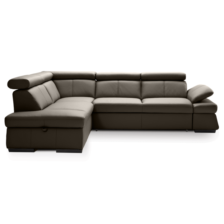 Sedací souprava MALPENSA levá, hnědá 1