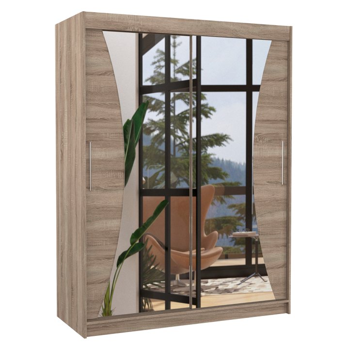 Sconto Šatní skříň MANOLI dub truffel