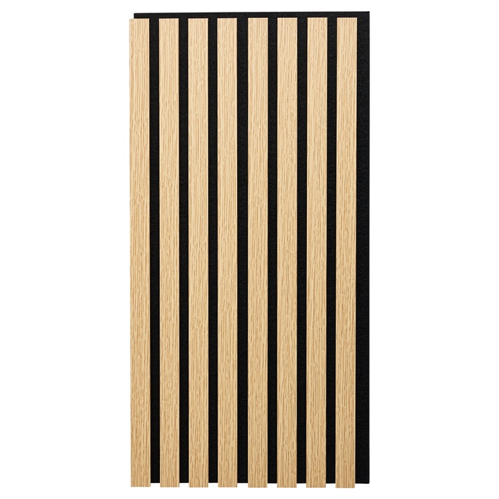 Sada dekorativních nástěnných panelů  MARCO přírodní/černá, 4 ks 1