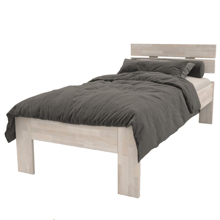 Sconto Postel MARIA I buk olej bílá, 80x200 cm