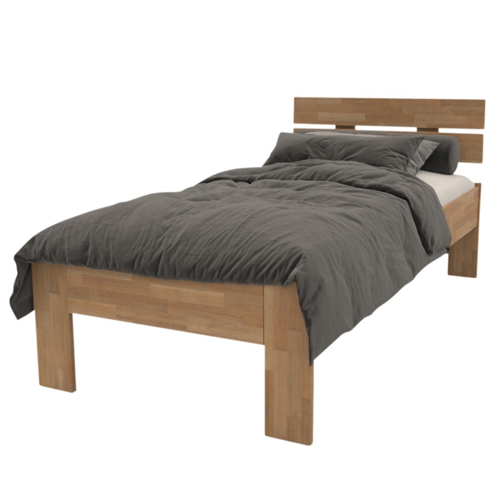 Postel MARIA I buk olej, 100x200 cm 1