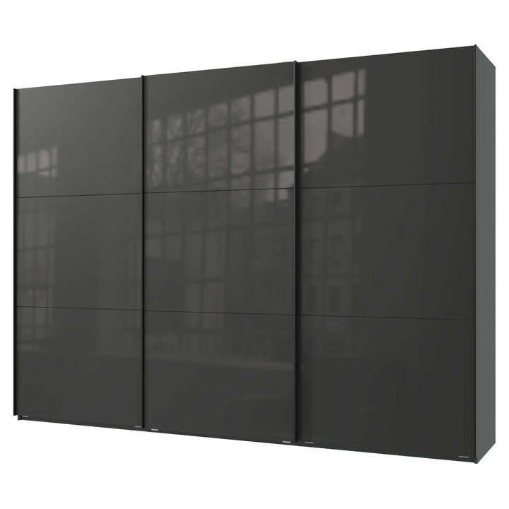 Sconto Šatní skříň MARIGOLD III grafitová