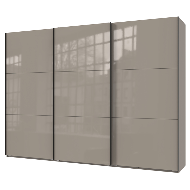 Sconto Šatní skříň MARIGOLD III šedobéžová