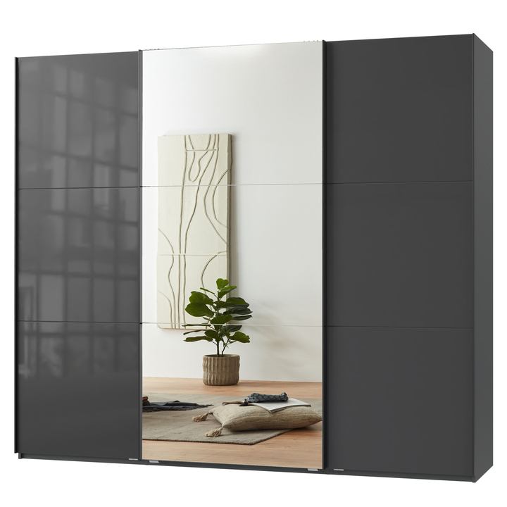 Sconto Šatní skříň MARIGOLD V grafitová