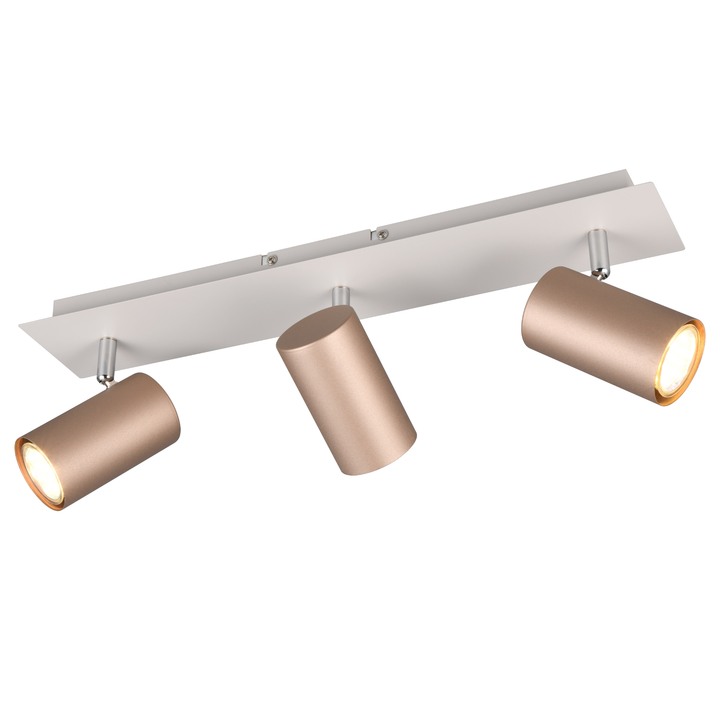 Sconto Bodové svítidlo MARLEY 2 kávová/bílá