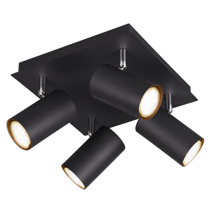 Sconto Bodové svítidlo MARLEY 4 černá