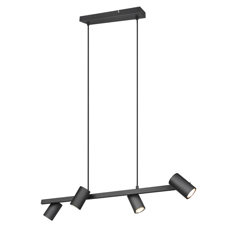 Sconto Závěsné svítidlo MARLEY 5 černá