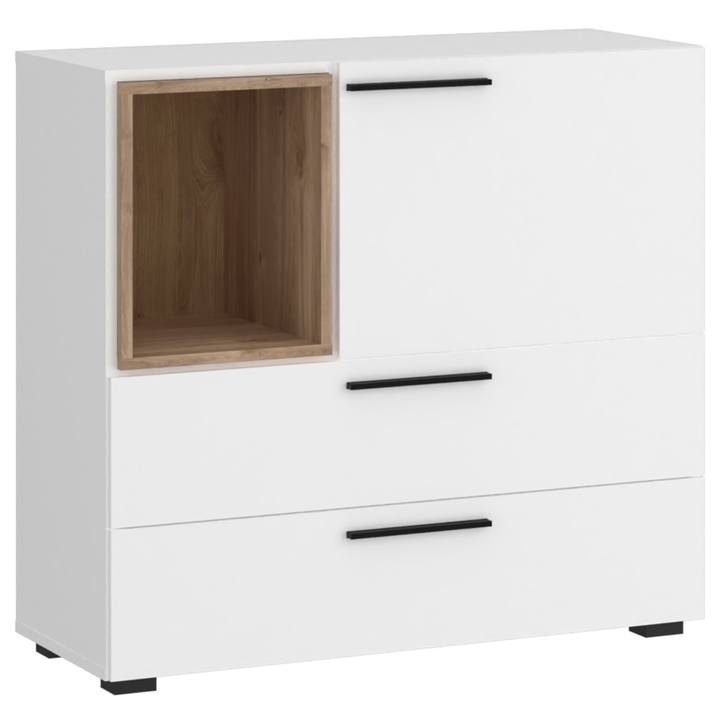 Sconto Komoda MARLOW 1 alpská bílá/dub castello