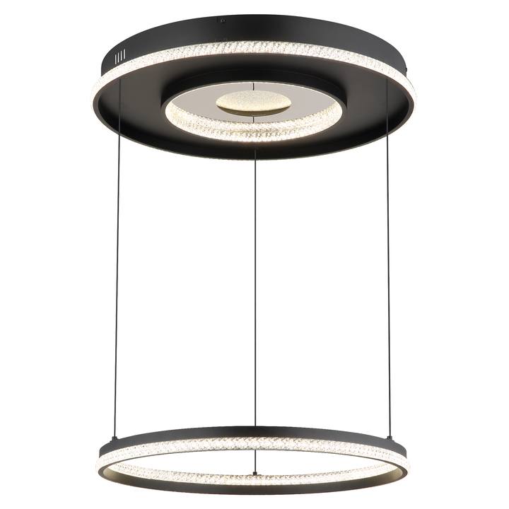 Sconto Závěsné svítidlo MARSH černá