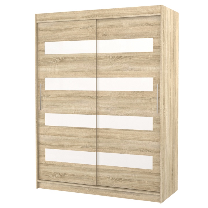 Sconto Šatní skříň MARTELL dub sonoma/bílá