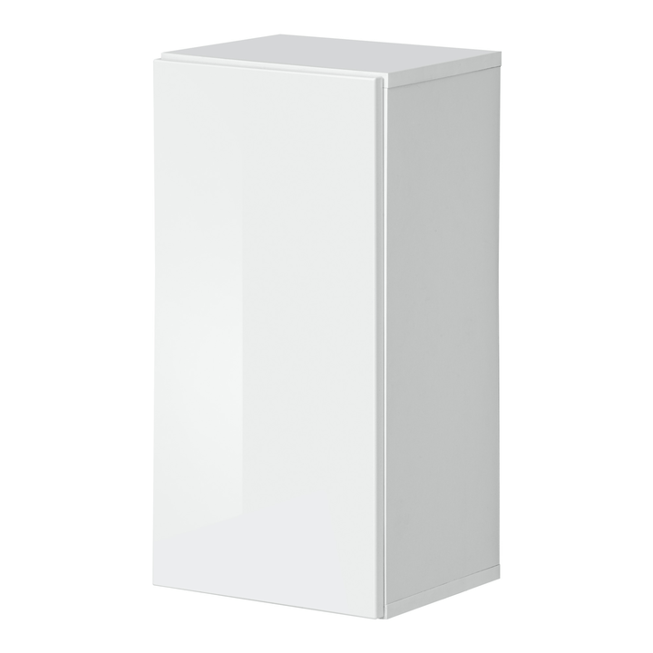 Sconto Závěsná skříňka MATCH SW4 bílá/bílá vysoký lesk