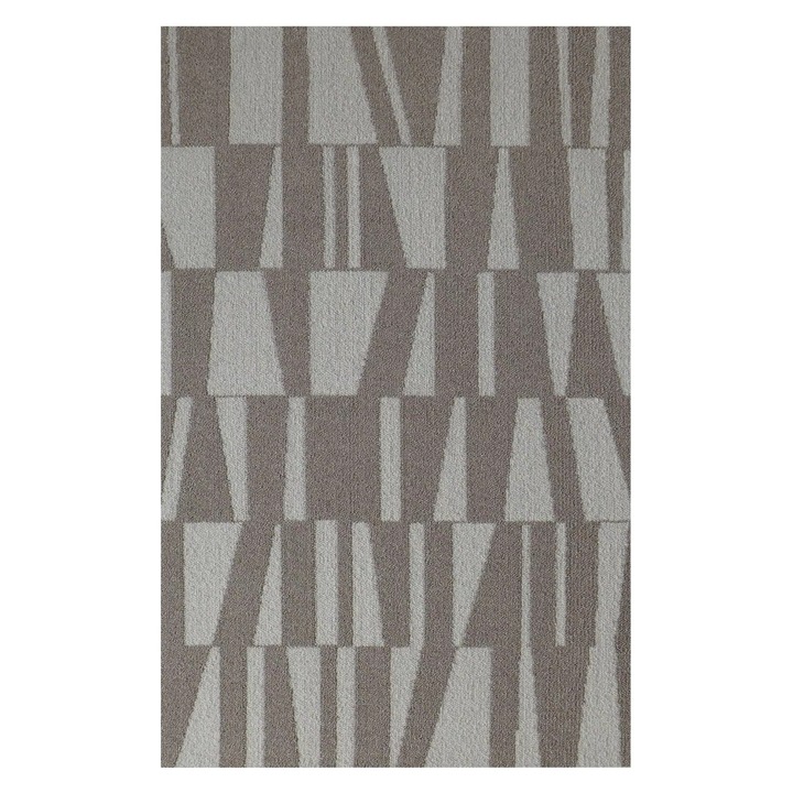 Sconto Koberec MELLOW BOX hnědá/bílá, 80x150 cm