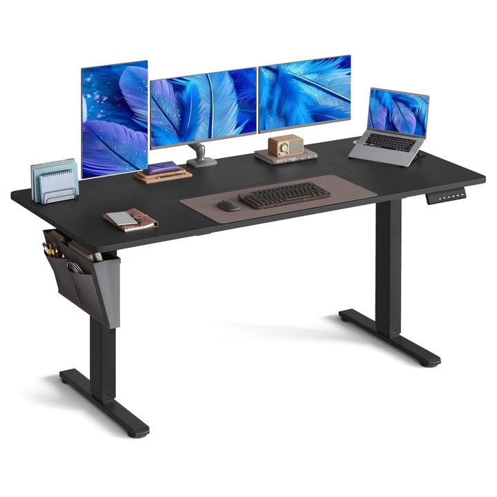 Sconto Pracovní stůl MEMORY 1 antracitová