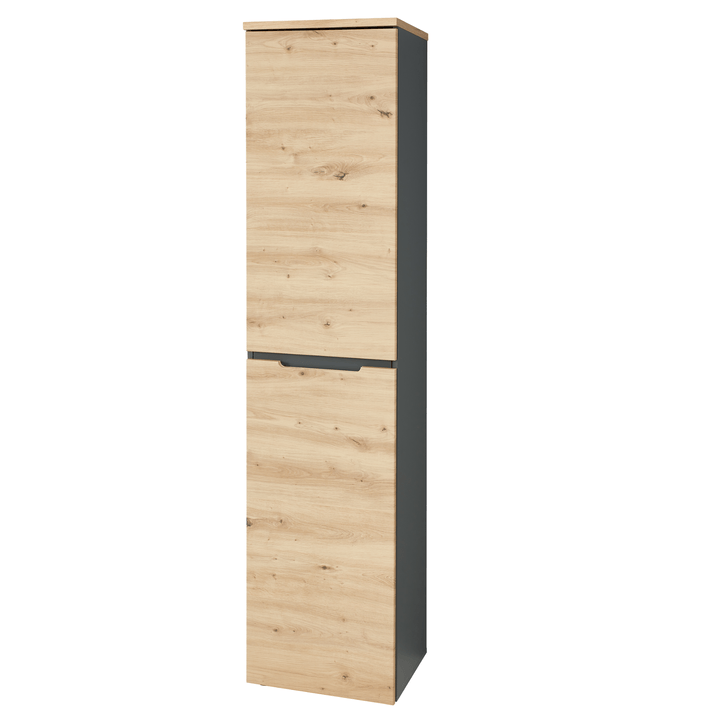 Sconto Skříň MEMPHIS II dub artisan/grafitová, šířka 45 cm