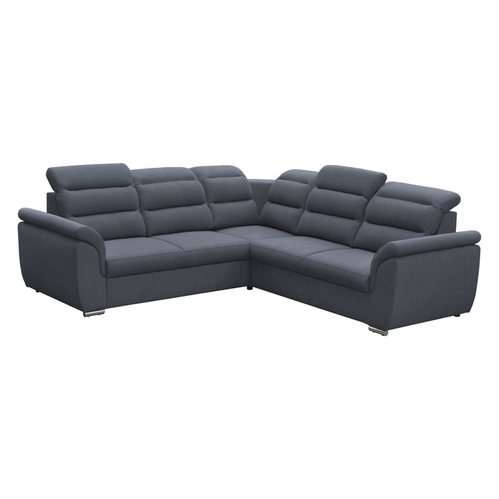 Sconto Sedací souprava MERIDA III levá, tmavě šedá