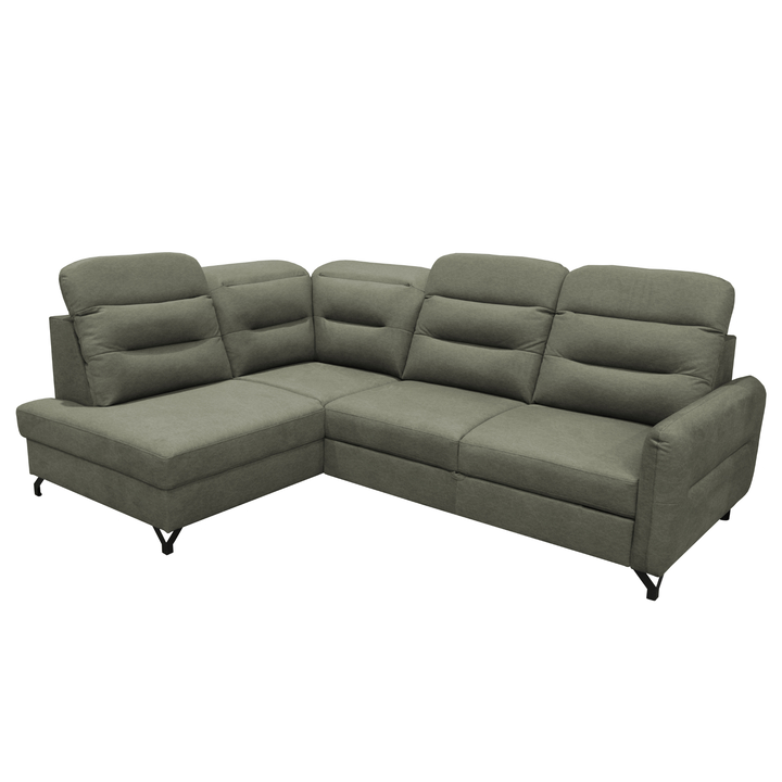 Sedací souprava MERYL levá, tmavě zelená 1